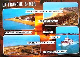 carte postale années 80