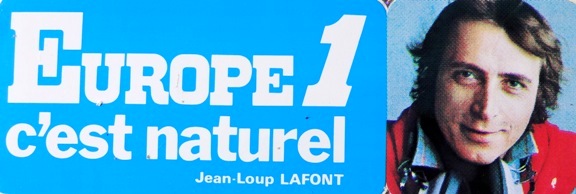 Autocollant Europe 1 Jean Loup Lafont