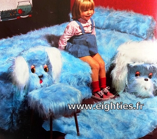 Décoration kitsch vintage années 70 Années 80 Chambre peluche