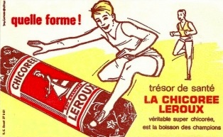 Café chicorée Leroux boites des années 60