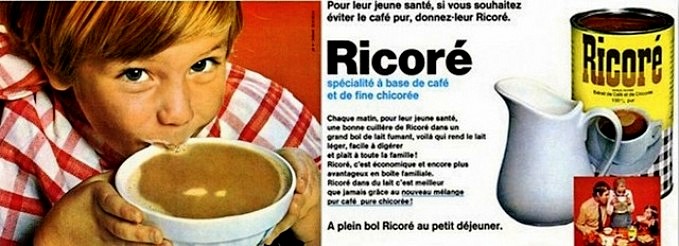 Café chicorée Ricoré publicité des années 70