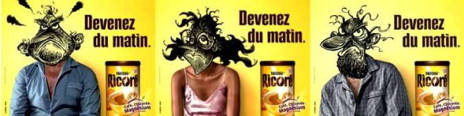 Café chicorée Ricoré pub des années 90
