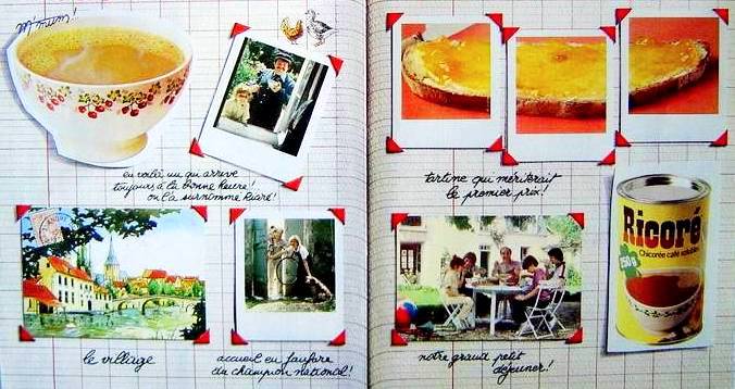 Café chicorée Ricoré PUB des années 80