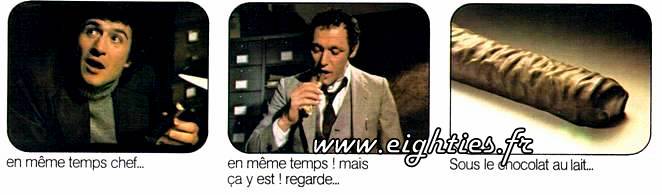 pub Raider chocolat années 80 ancien Twix