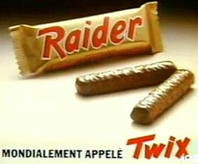 Raider Twix années 80