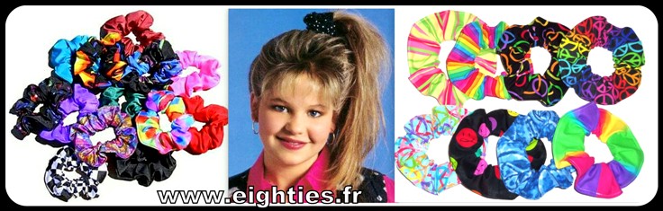 chouchous accessoires des coiffure à la mode des années 90