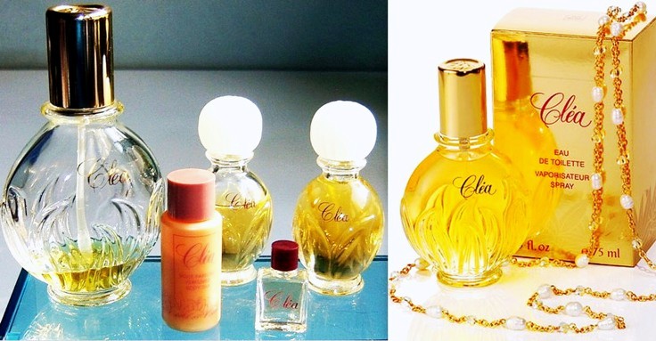 Parfum et eau de toilette Cléa Yves Rocher années 80