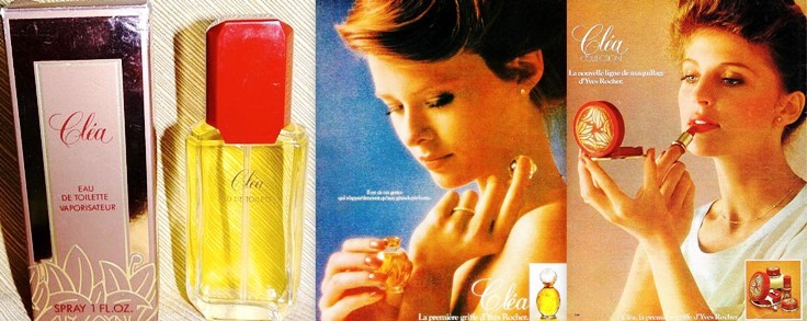 Publicité Parfums Yves Rocher années 80 vintage