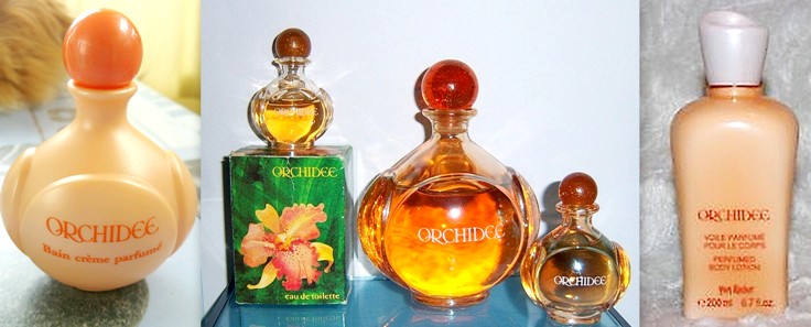 Parfum et eau de toilette orchidée Yves Rocher ancien