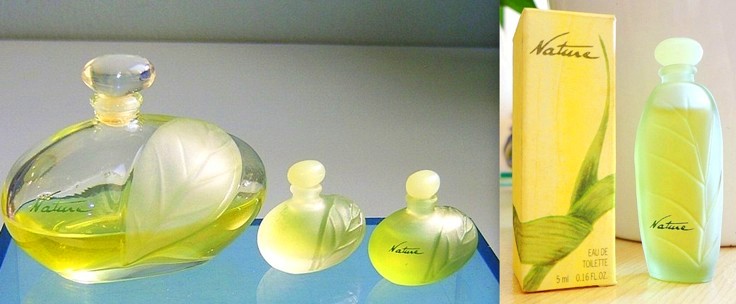 Parfum et eau de toilette Nature Yves Rocher années 90