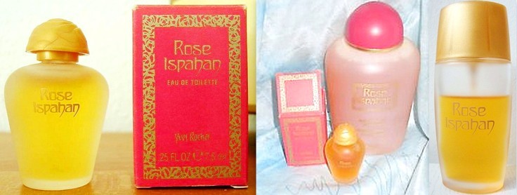 Parfum et eau de toilette Rose Ispahan Yves Rocher années 90