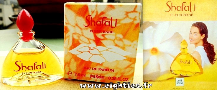 ancien parfum shafali Yves Rocher années 90