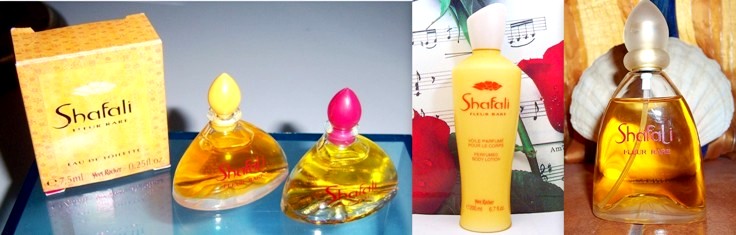 Parfum et eau de toilette Shafali Yves Rocher vintage