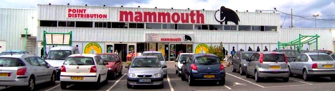 supermarché Mammouth hypermarché des années 80