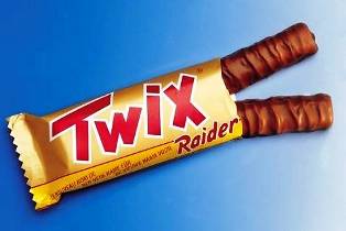 Chocolat Twix années 90