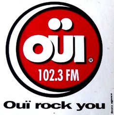 Logo OUI FM années 80