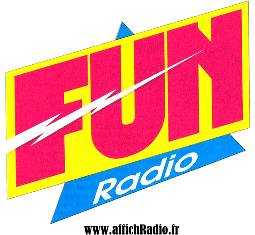 Logo radio libre Fun Radio années 90