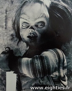 chucky photo noir et blanc
