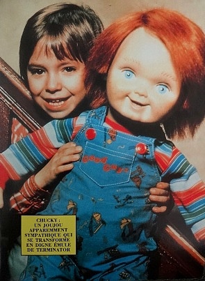 Héros film Chucky avec poupée Good Guys
