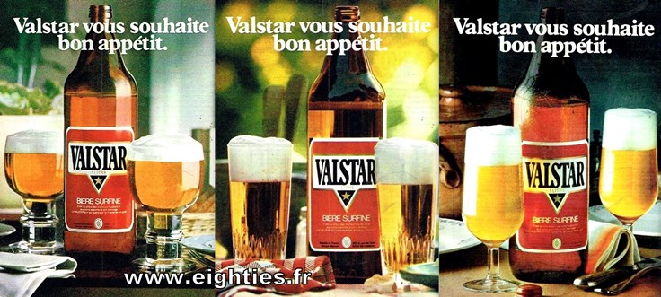 publicités bière Valstar années 70