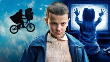 Série Stranger Things hommage aux années 80 références ET Poltergeist