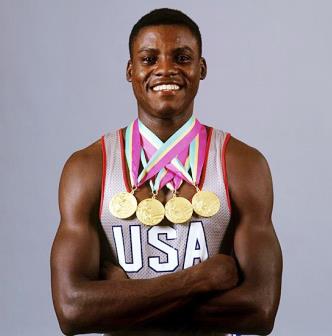 Carl Lewis 4 médailles d'or jeux olympiques années 80