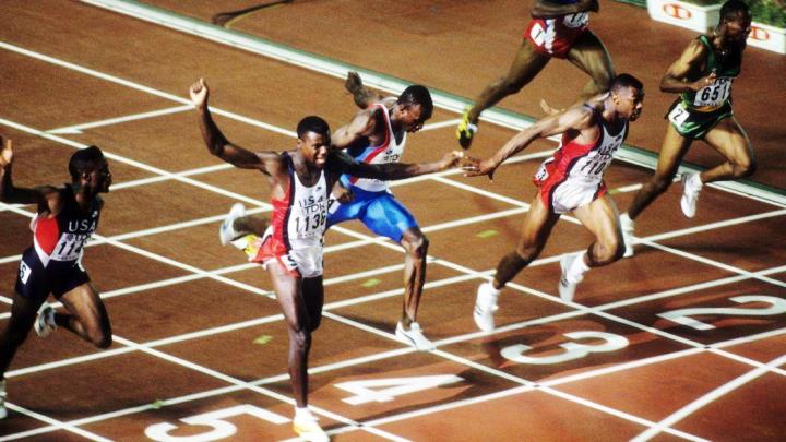 Carl Lewis 100 mètres championnat du monde athlétisme Tokyo 1991