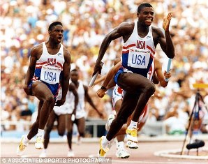 Relais 4x100 mètres Tokyo 1991 Carl Lewis