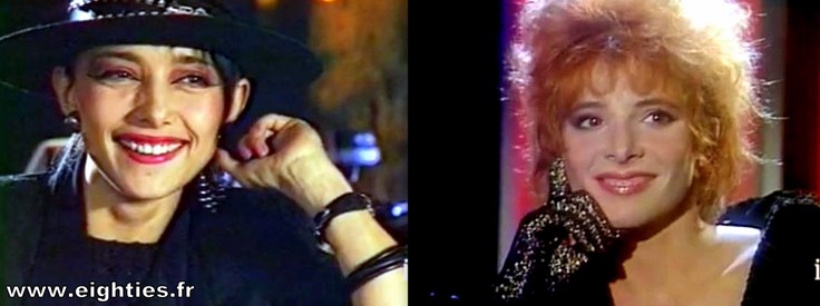 Jeanne Max Mylène Farmer Emission Sexy Folies Antenne 2 1986