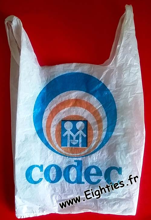 Sac plastique Codec années 80 Sac plastique Codec années 80