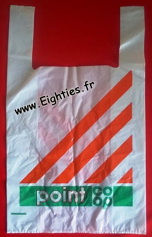 Sac plastique COOP années 80