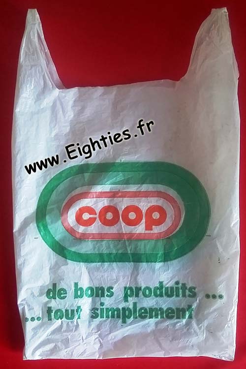 Sac plastique COOP années 80
